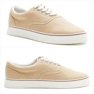 🔹️NWT Chaps Tan Chase Canvas Lace-up Sneakers Men's 8